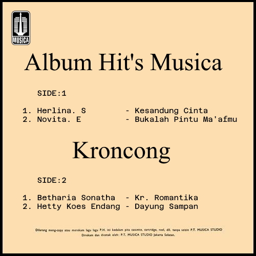 Album Hit's Musica / Kroncong
