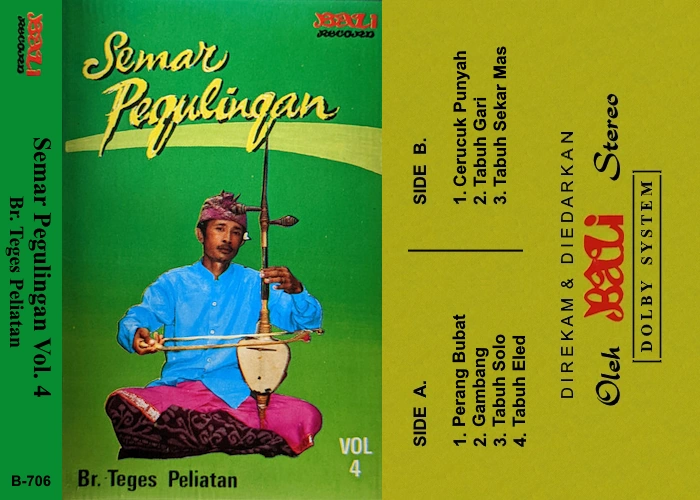 Br. Teges Peliatan – Semar Pegulingan, Vol. 4