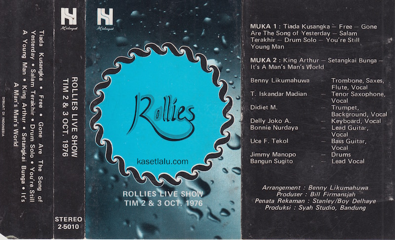 Rollies Live Show 2 & 3 okt. 1976