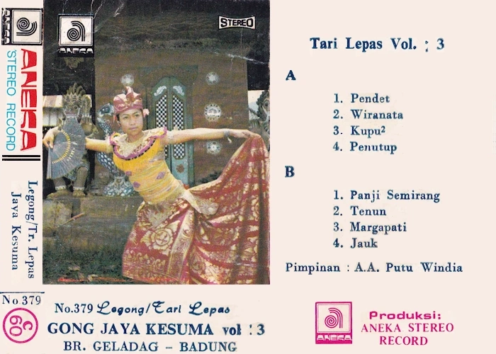 Legong / Tari Lepas Vol. 3 - Gong Jaya Kesuma, Br. Geladag - Badung - Pimpinan: A.A. Putu Windia