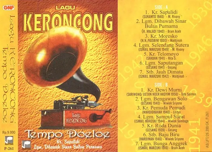 Lagu Keroncong Tempo Doeloe