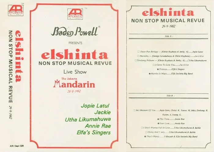 Elshinta Non Stop Musical Revue: Live Show The Jakarta Mandarin 29-9-1982